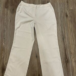 Oscar de La renta ivory dress pants size 10P